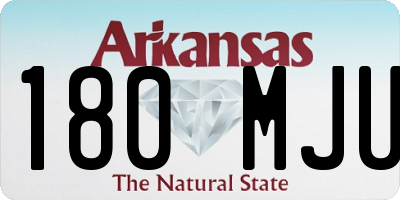AR license plate 180MJU