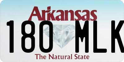 AR license plate 180MLK