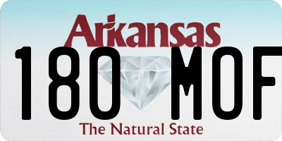 AR license plate 180MOF