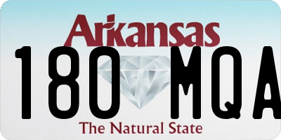 AR license plate 180MQA