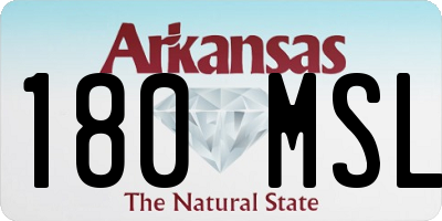 AR license plate 180MSL