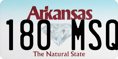 AR license plate 180MSQ
