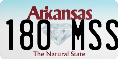 AR license plate 180MSS