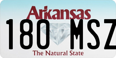 AR license plate 180MSZ