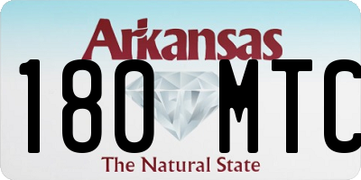 AR license plate 180MTC