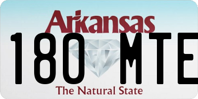 AR license plate 180MTE