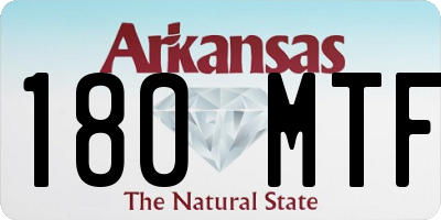 AR license plate 180MTF