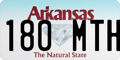 AR license plate 180MTH