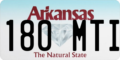 AR license plate 180MTI