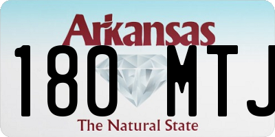 AR license plate 180MTJ