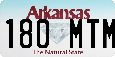 AR license plate 180MTM