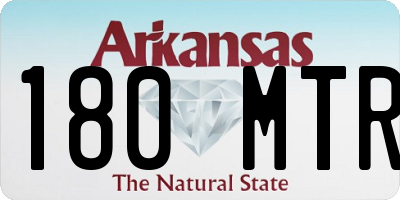 AR license plate 180MTR