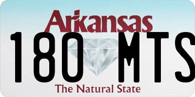 AR license plate 180MTS