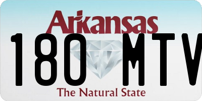 AR license plate 180MTV