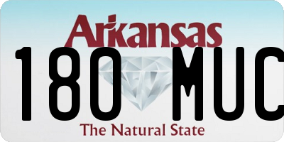 AR license plate 180MUC