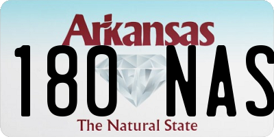 AR license plate 180NAS