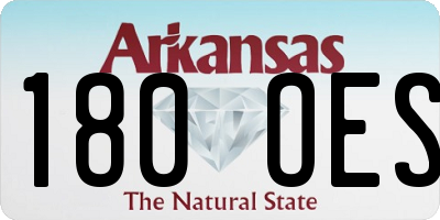 AR license plate 180OES