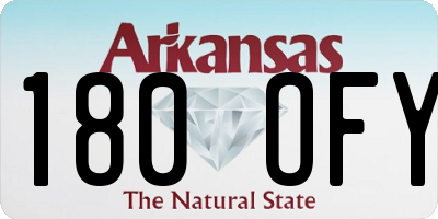 AR license plate 180OFY