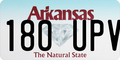 AR license plate 180UPV