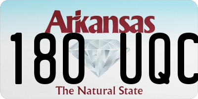 AR license plate 180UQC