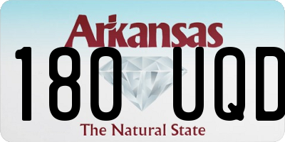 AR license plate 180UQD