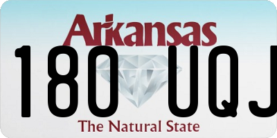 AR license plate 180UQJ