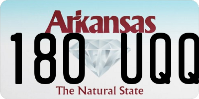AR license plate 180UQQ
