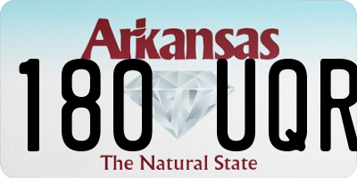 AR license plate 180UQR