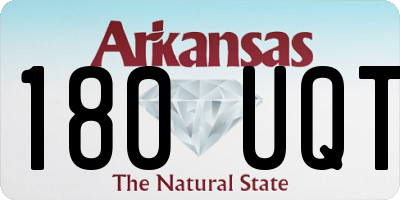 AR license plate 180UQT