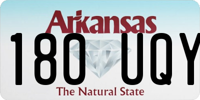 AR license plate 180UQY