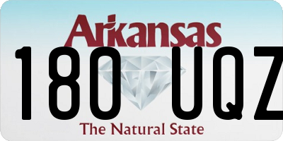 AR license plate 180UQZ