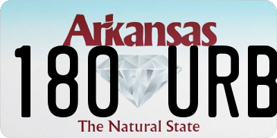 AR license plate 180URB