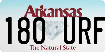 AR license plate 180URF