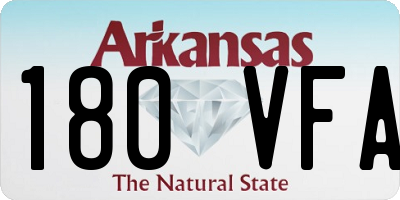 AR license plate 180VFA