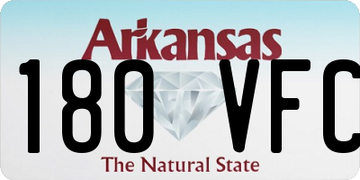 AR license plate 180VFC