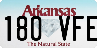 AR license plate 180VFE