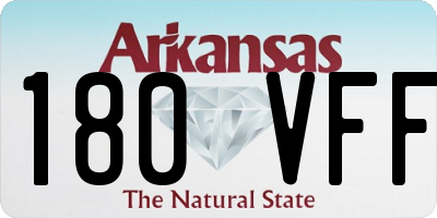 AR license plate 180VFF