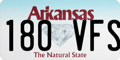 AR license plate 180VFS