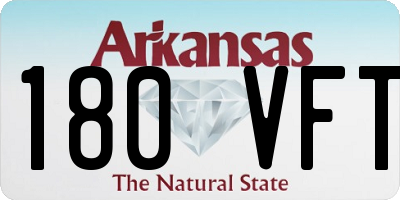 AR license plate 180VFT