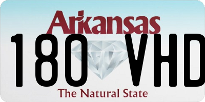 AR license plate 180VHD