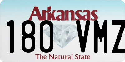 AR license plate 180VMZ