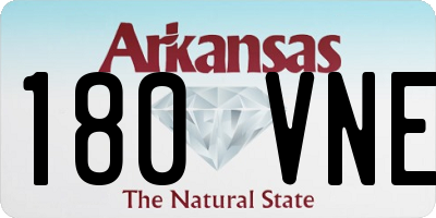 AR license plate 180VNE