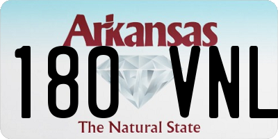 AR license plate 180VNL