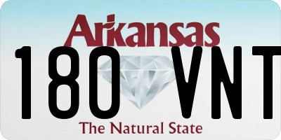 AR license plate 180VNT
