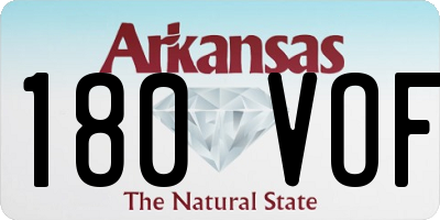 AR license plate 180VOF