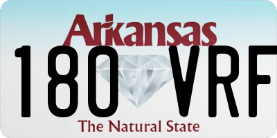 AR license plate 180VRF