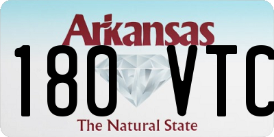 AR license plate 180VTC