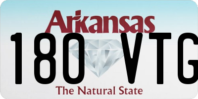 AR license plate 180VTG