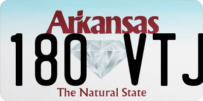AR license plate 180VTJ
