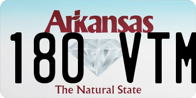 AR license plate 180VTM